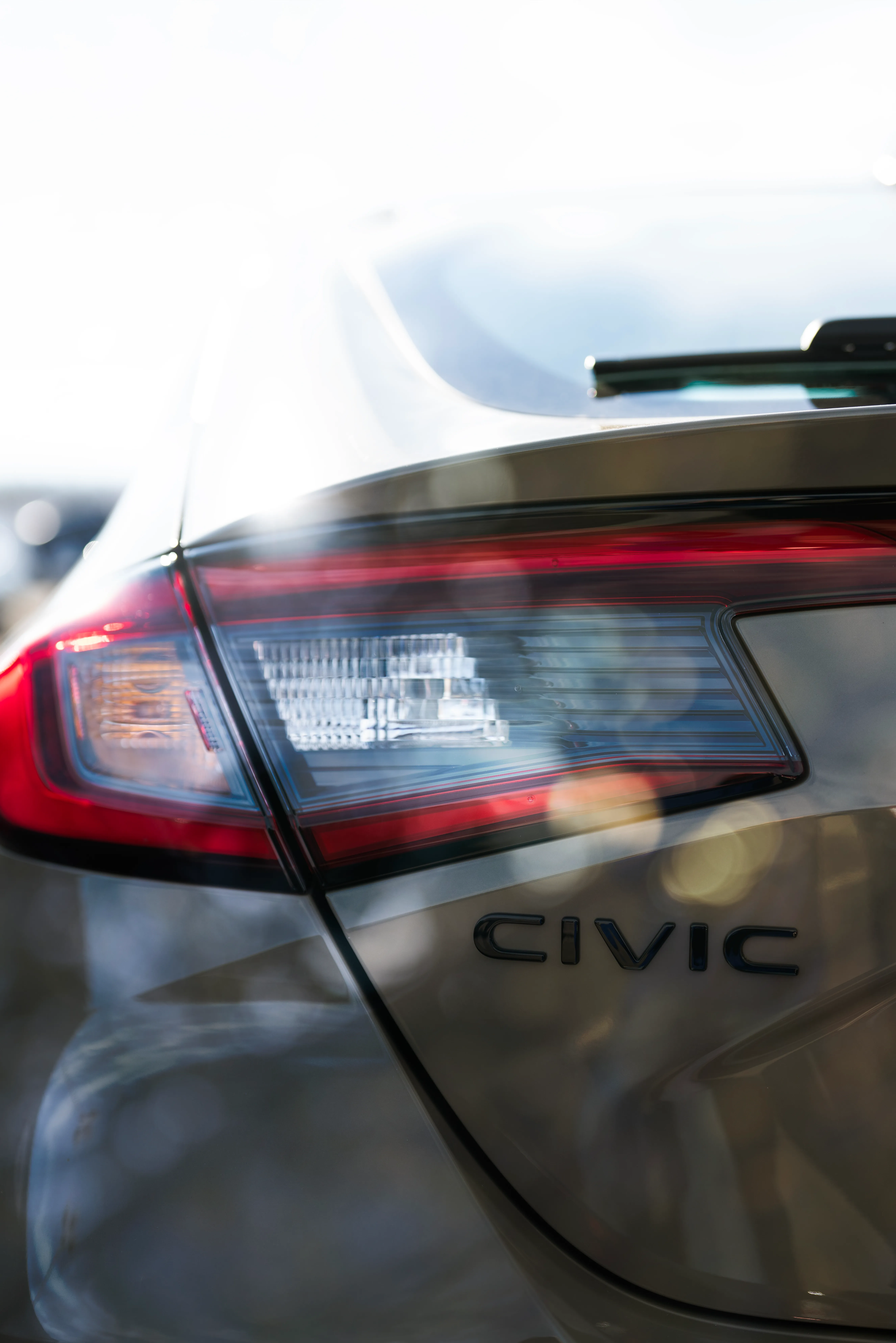 Back of brand new Honda Civic