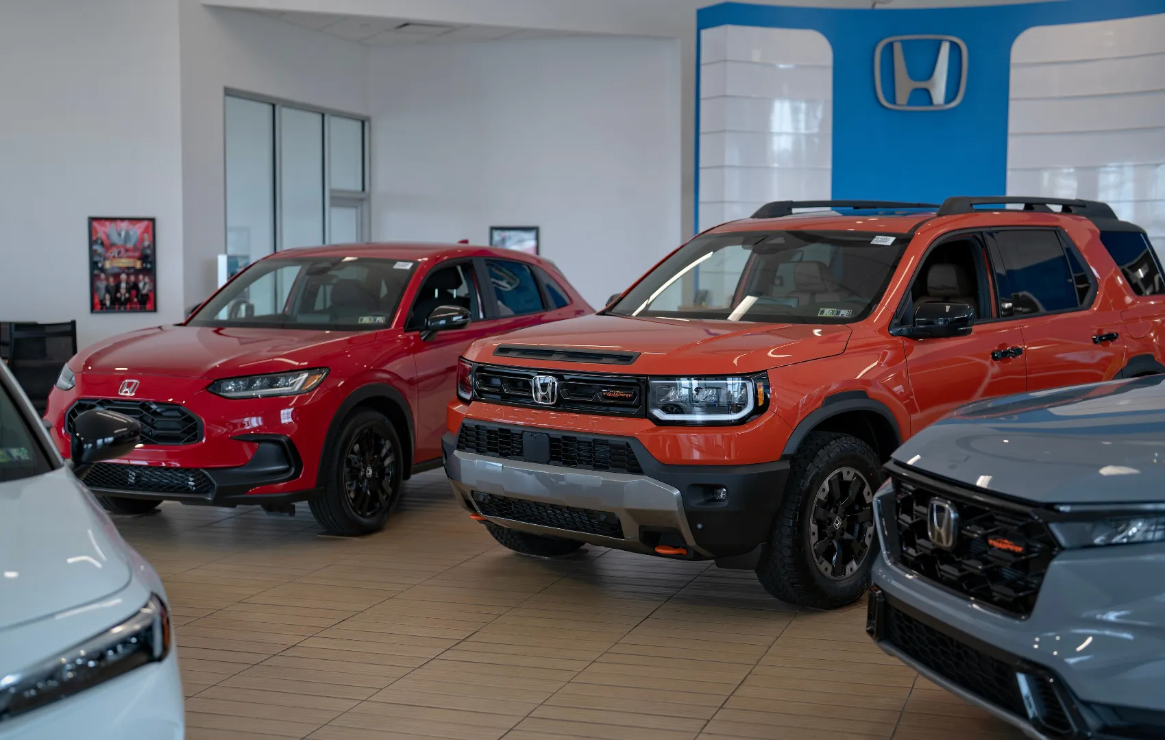 Benefits of Certified Pre-Owned Honda - Honda vehicles sitting in C. Harper Honda showroom