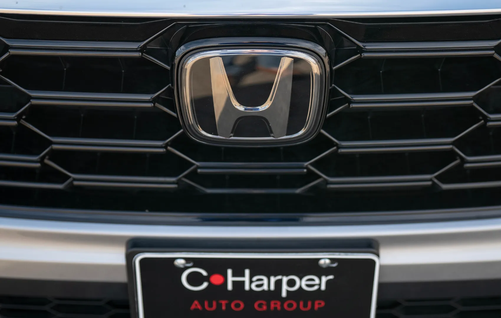 Front grill of Honda at C. Harper Honda